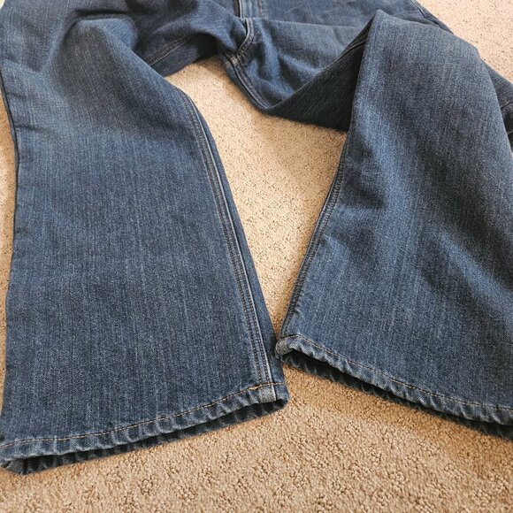 Carhartt Mens Fleece Lined Blue Jeans SZ 40×32 Pants Relaxed Fit Insulated denim - Picture 9 of 11